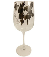 Black Rose Mummy Wine Glass: