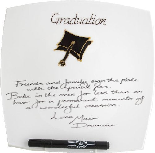 Graduation Gift Signed/Sealed Plate: (Sq)