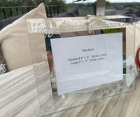 70th Wedding Anniversary Gift Photo: Frame Landscape (Flower)