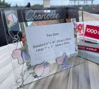 Sweet Pea Design Gift Photo Frame: Landscape