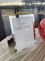 1st Wedding Anniversary Gift : Photo Frame Portrait (M/S)