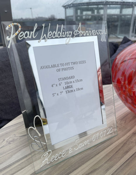 Pearl (30th) Wedding Anniversary Gift : Photo Frame Port (Milestone)
