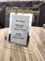 Sapphire (45th) Wedding Anniversary Gift : Photo Frame Port (Milestone)