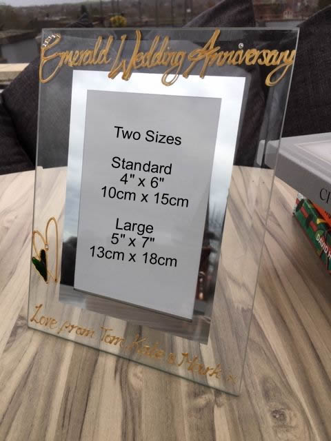 Emerald (55th) Wedding Anniversary Gift : Photo Frame Port (Milestone)