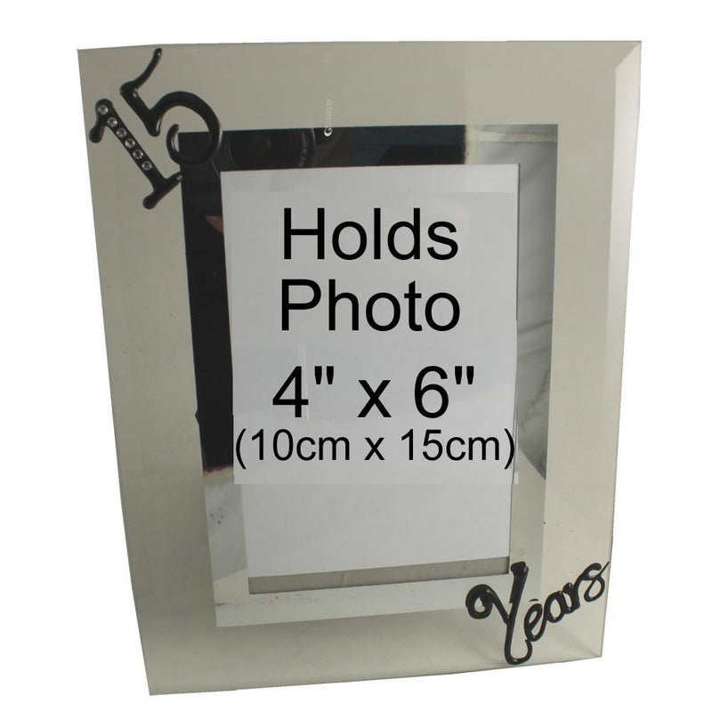 15 Years Wedding Anniversary Gift : Photo Frame Port (Crystalled)