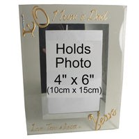 40 Years Wedding Anniversary Gift : Photo Frame Port (Crystalled)