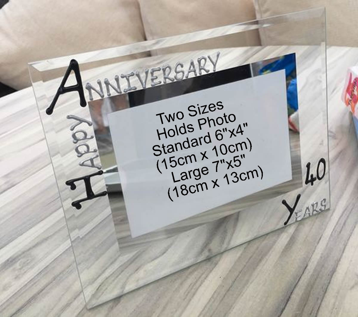 40th Anniversary Landscape B/S 6"x4" 7"x5"