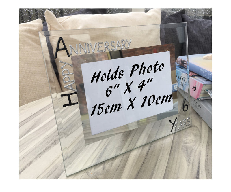 6th Anniversary Picture frame Land B/S