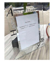35th Wedding Anniversary Gift Photo Frame Portrait (Blk/Sil)