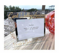 Coral (35th) Wedding Anniversary Photo: Frame Landscape (Milestone)