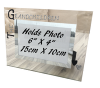 Special Grandparents Gift Photo Frame: Landscape (Blk/Sil)