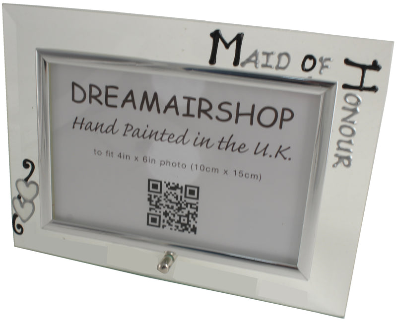 Maid of Honour Photo Frame Land Blk/Sil