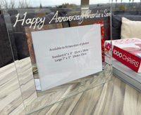 30th Wedding Anniversary Gift Photo: Frame Landscape (Flower)