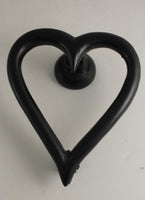 Heart Door Knocker Black End Of Line