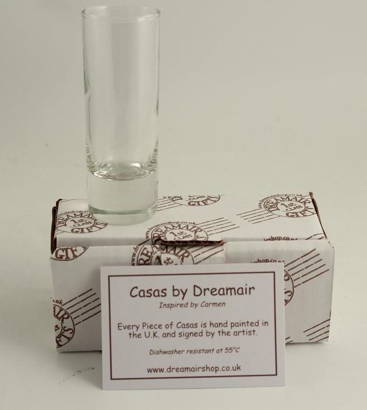 Personalised Initial Gift Shot Glass: (Colours)