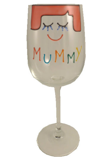 Mummy Wine Glass (Cami Brights)