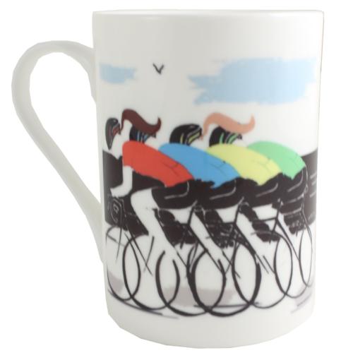 Cycling China Printed Mug Back