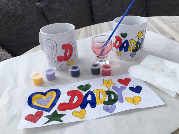 Painting by Numbers Mug Craft Kit Daddy