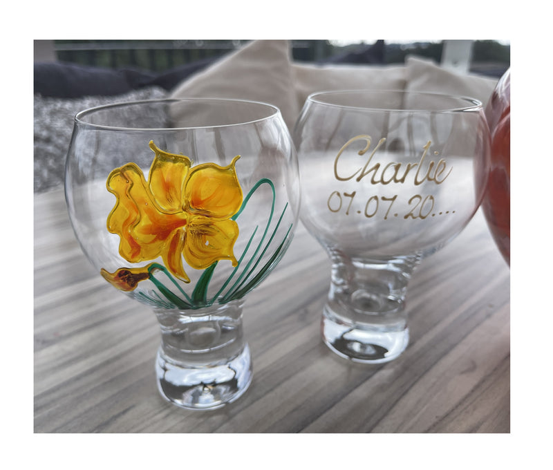 Daffodil Gin and Tonic Glass