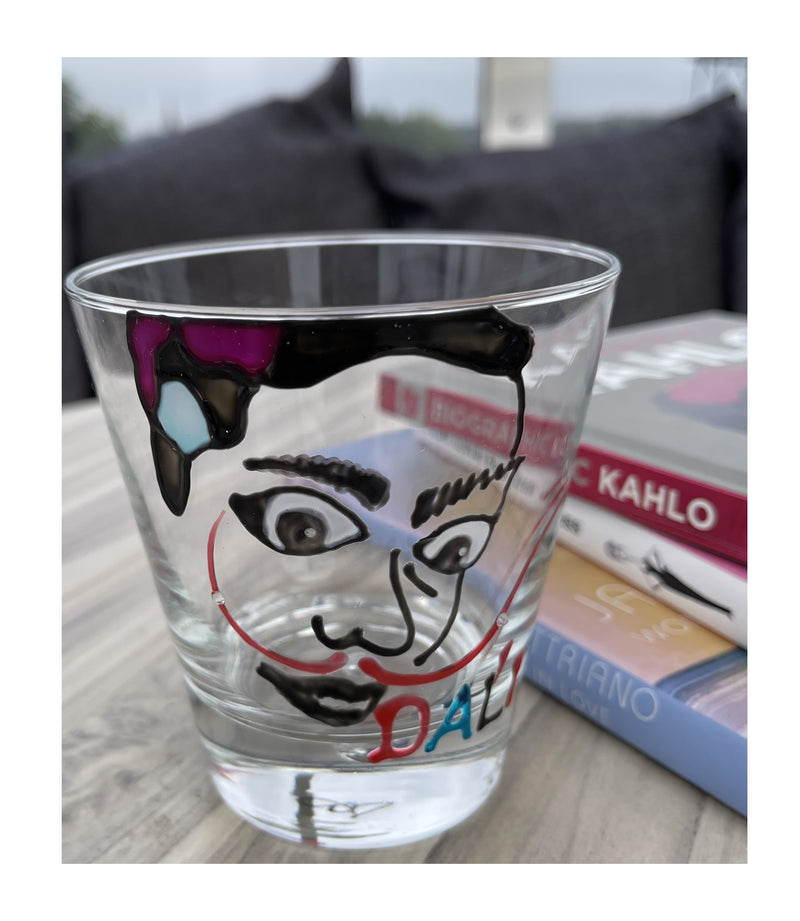 Salvador Dali Water Drinking Glass