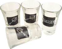 Darts Design Gift Shot Glasses: (Set 4)