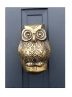 Baby Owl Door Knocker (Antique Brass) SLIGHT SECOND £15.00