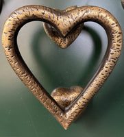 Heart Shaped Door Knocker(Antique Brass) End of Line