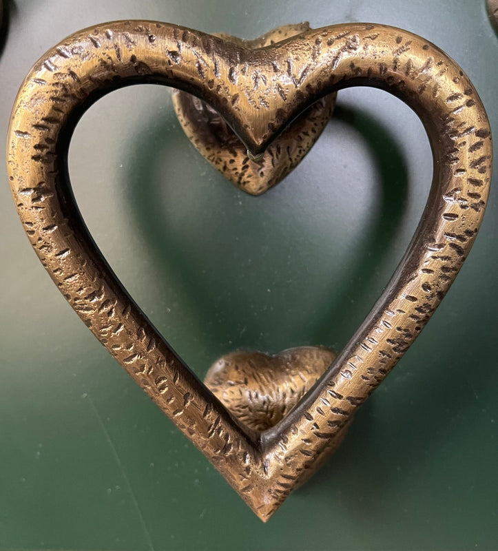 Heart Shaped Door Knocker(Antique Brass) End of Line