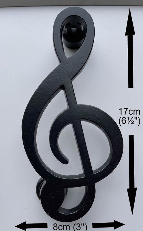Musical Treble Clef Door Knockers