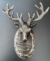 Highland Stag Door Knocker (Gunmetal Silver)