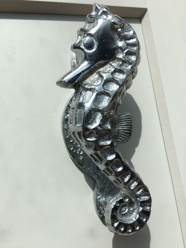 Seahorse Door Knocker (Satin Silver) SLIGHT SECOND £15.00