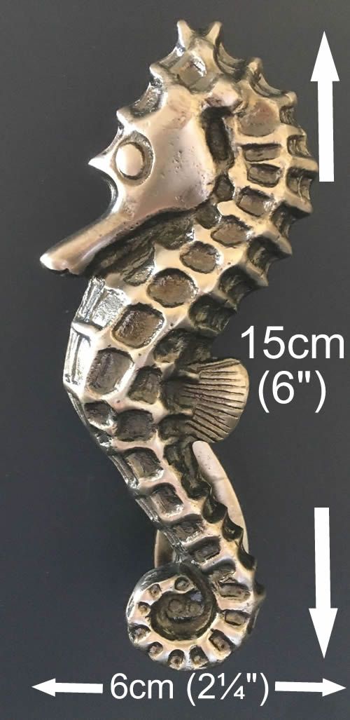 Seahorse Door Knocker Measurements