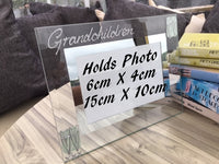 Grandchildren Gift Photo Frame Land (Turquoise/Hearts)