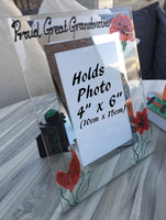 Proud Great Grandmother Photo Frame: Portrait (Poppy)