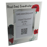 Proud Great Grandmother Photo Frame: Portrait (Poppy)