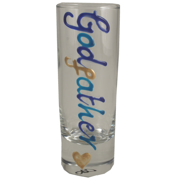 Godfather Gift Tall Shot Glass: (Multicoloured)