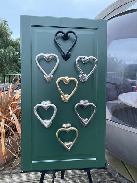 Heart Shaped Door Knocker (Chrome)