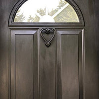 Heart Shaped Door Knocker (Black):