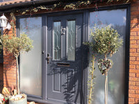 Heart Shaped Door Knocker (Brushed Chrome) End Of Line