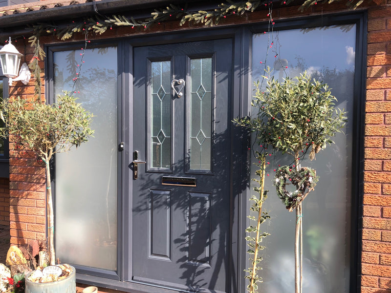 Heart Shaped Door Knocker (Brushed Chrome) End Of Line