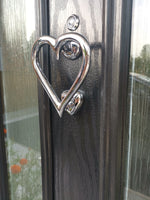 Heart Shaped Door Knocker (Chrome)