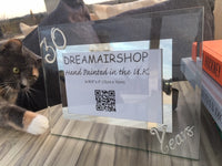 30 Years Birthday : Photo Frame Land with crystals (Pearl)