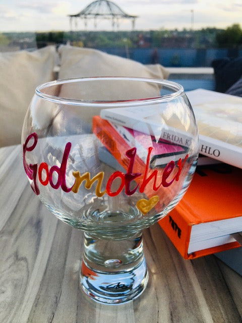 Godmother Bubble Gin and Tonic: Glass (Mutlicoloured)