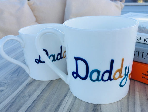 Personalised non Personalised Dad/Daddy 1 Pint China Mug