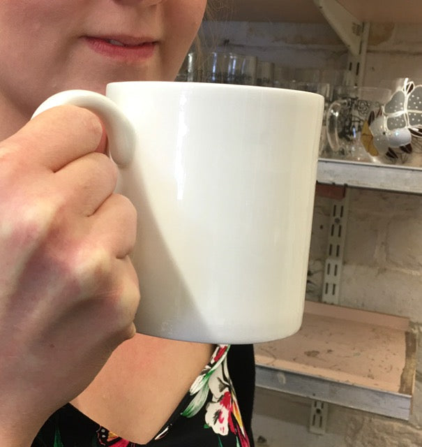 1 Pint Fine Bone China Mug x 3: