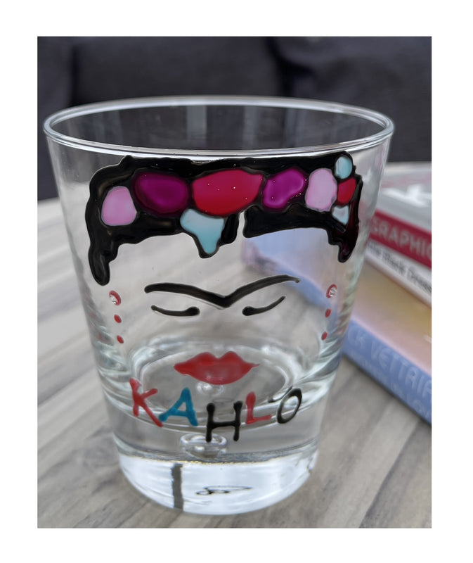 Frida Kahlo Water Bubble Drinking Glass 2 Variations