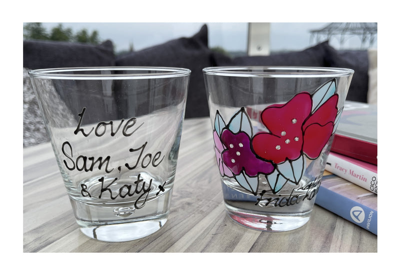 Personalised Frida Kahlo Water Drinking Glass