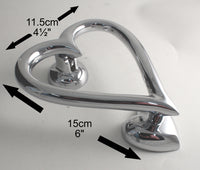 Heart Shaped Door Knocker (Chrome)