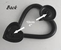 Heart Shaped Door Knocker (Black):