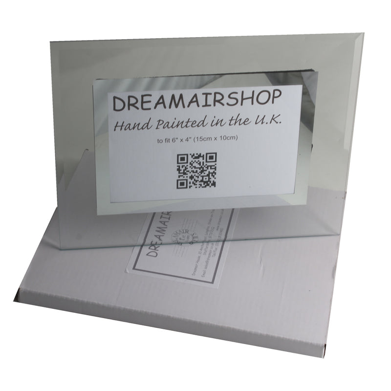 Our Triplets Gift Photo Frame Landscape: Silver with crystals